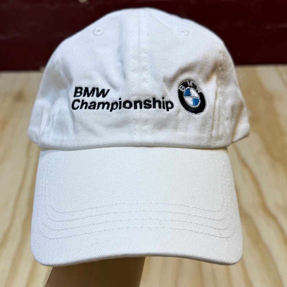 Cap America BMW Championship Golf Hat White Adjustable Strap Back Dad Cap